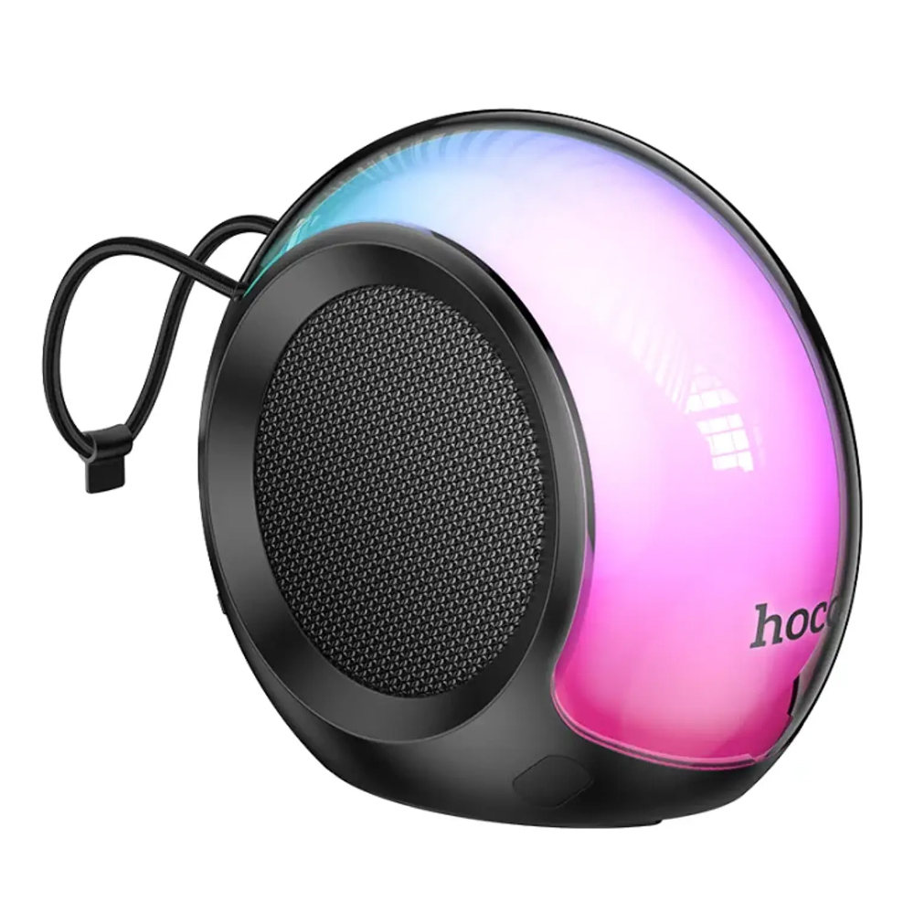 Φορητό Ηχείο Wireless Hoco DS65 v5.4 1500mAh 10W με FM TF Card AUX και Φωτισμό Μαύρο