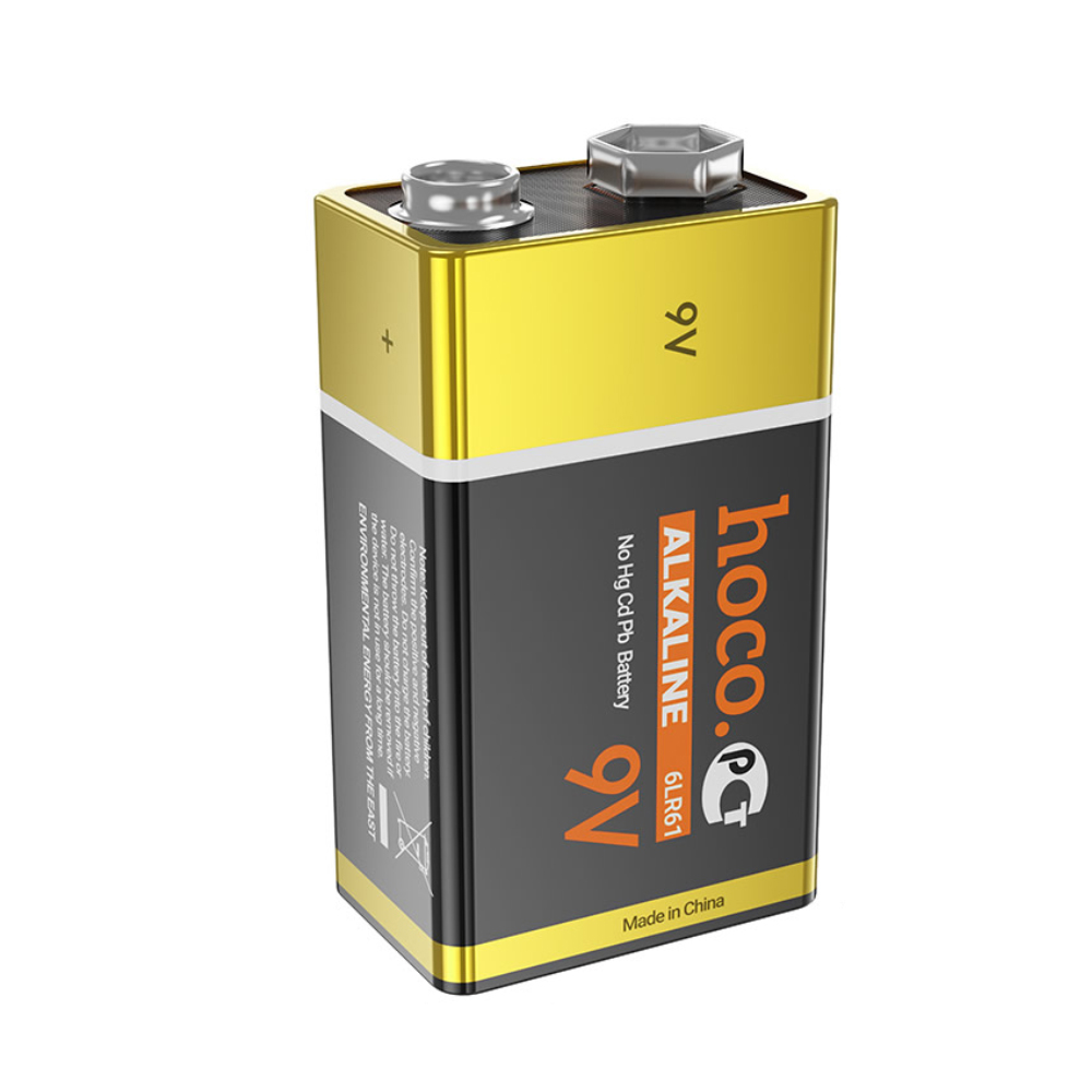 Μπαταρία Power Alkaline Hoco DLR05 6LR61 size 9V Τεμ. 1