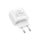 Φορτιστής Ταξιδίου Hoco DC71 1xUSB-C PD25W QC Λευκός