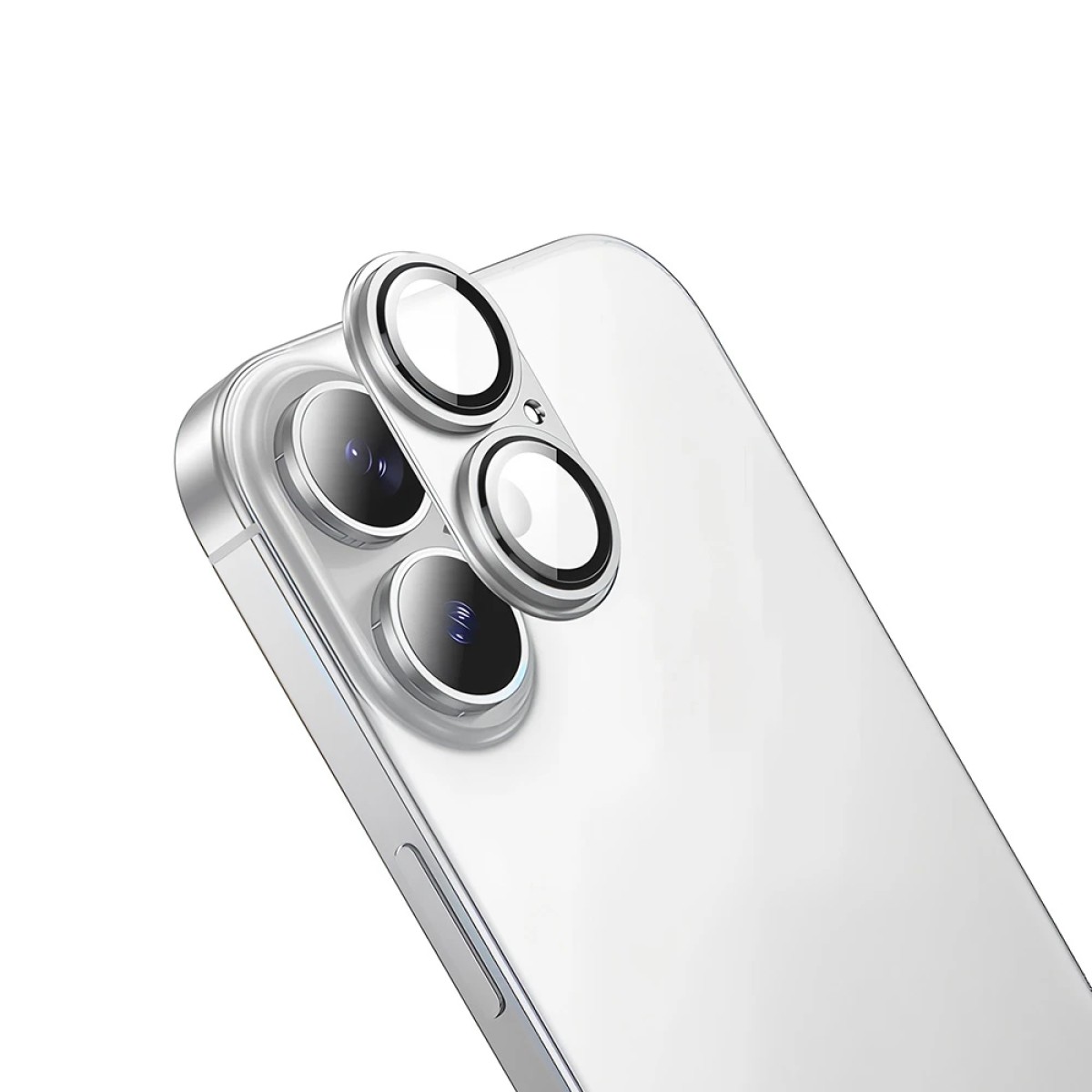 Προστασία Κάμερας Hoco Full Guard V16 Alluminum Alloy για Apple iPhone 17 Ασημί