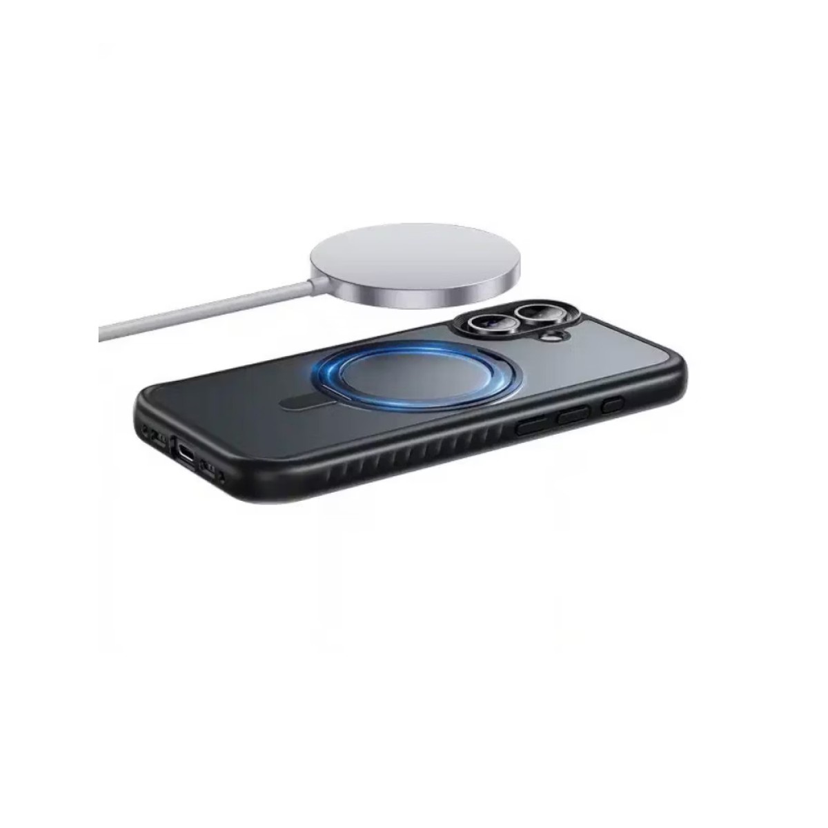 Θήκη Hoco Premium Rotating Magsafe για Apple iPhone 17 με Ενσωματωμένο Stand Μαύρη