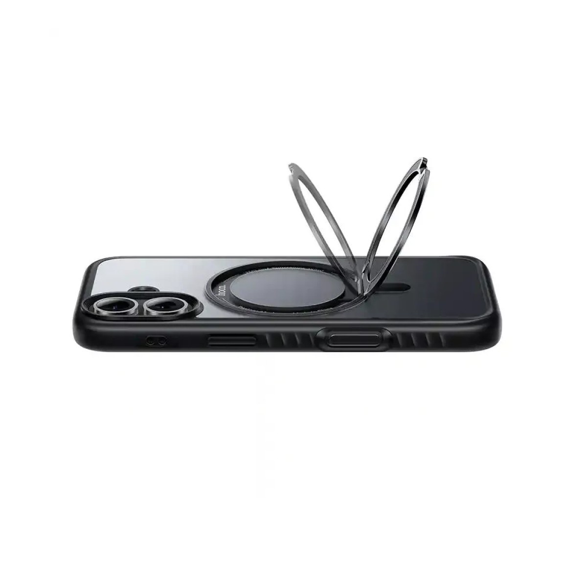 Θήκη Hoco Premium Rotating Magsafe για Apple iPhone 17 με Ενσωματωμένο Stand Μαύρη