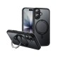 Θήκη Hoco Premium Rotating Magsafe για Apple iPhone 17 με Ενσωματωμένο Stand Μαύρη
