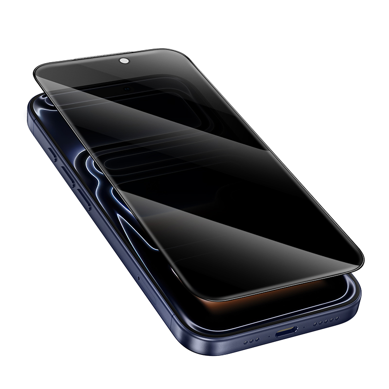 Tempered Glass Hoco Spy G15 Full Screen Privacy 0.33mm για Apple iPhone 17 Pro Max Σετ 10 τεμ.