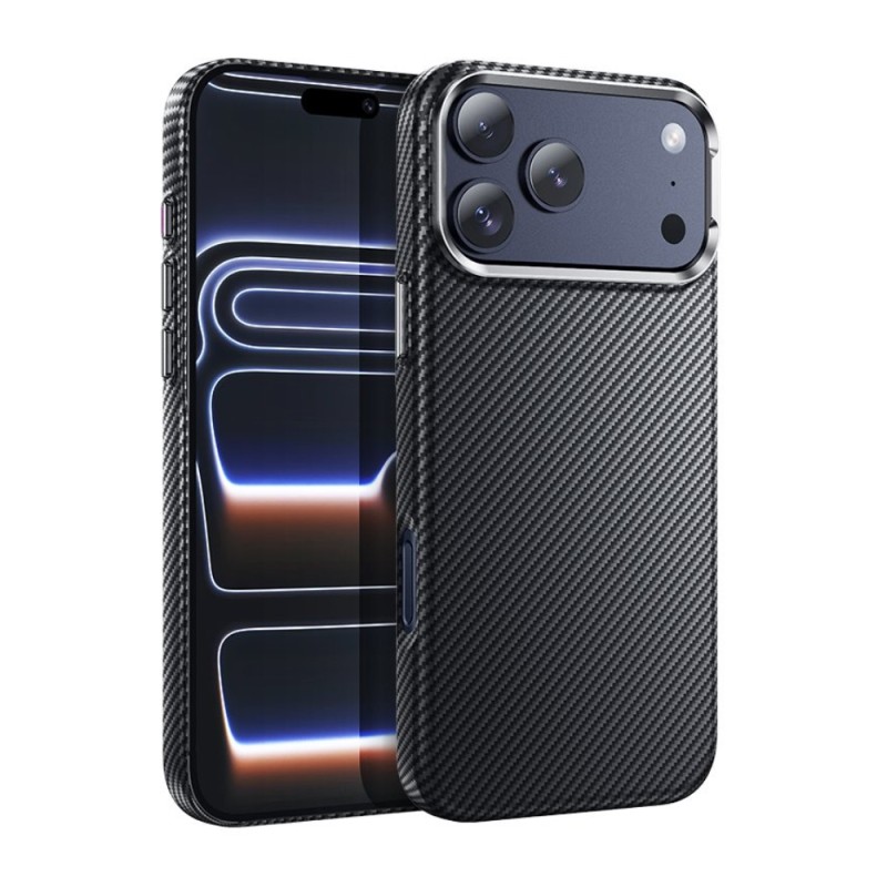 Θήκη Hoco Carbon Fiber Magsafe για Apple iPhone 17 Pro Μαύρη