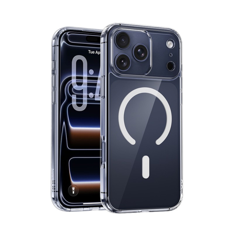 Θήκη Hoco TPU Magnetic Series Airbag Anti-fall για Apple iPhone 17 Pro Max Διάφανη