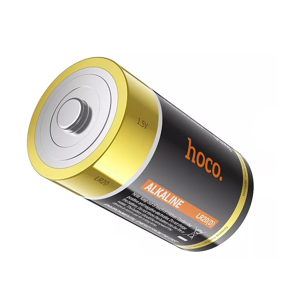 Μπαταρία Αλκαλική Hoco DLR04 LR20 size D Τεμ. 2