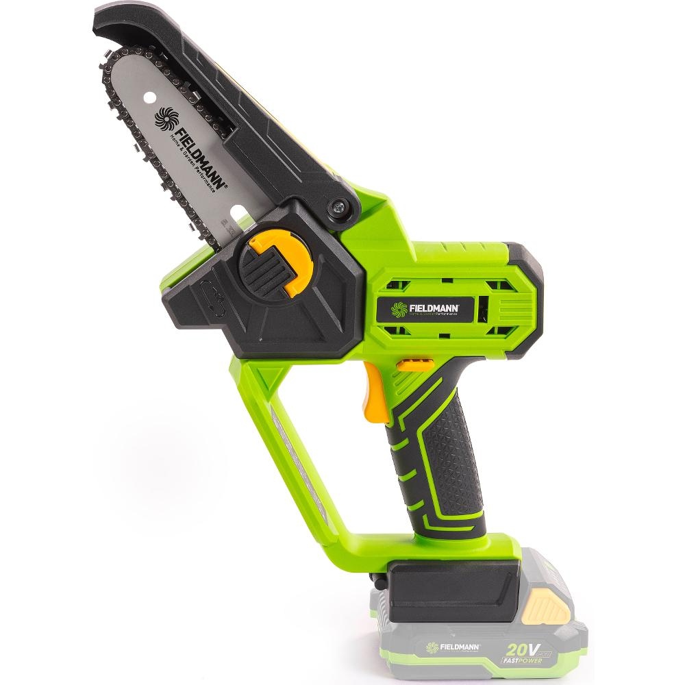 Επαναφορτιζόμενο Μίνι Αλυσοπρίονο Fieldmann FZP 70101-0 με Δοχείο Λαδιού και Ταχύτητα Αλυσίδας 4.8 m/s