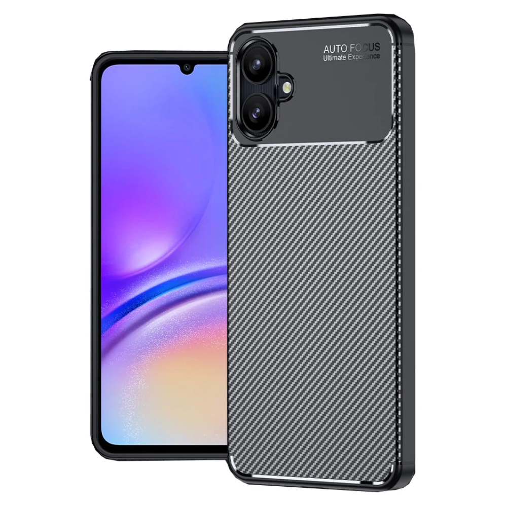 Θήκη Ancus AutoFocus Carbon Fiber για Samsung SM-A075 Galaxy A07 4G Μαύρη