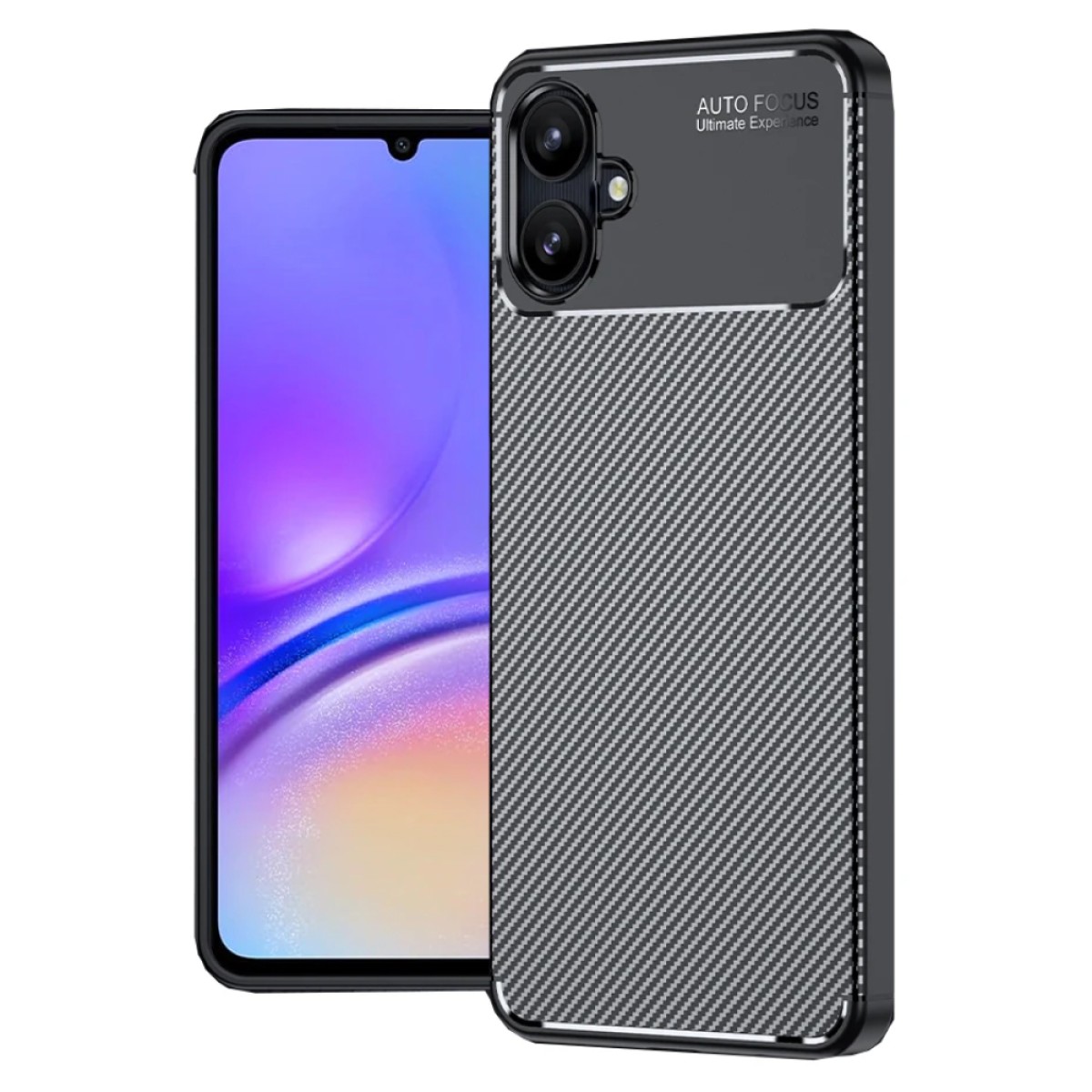 Θήκη Ancus AutoFocus Carbon Fiber για Samsung SM-A075 Galaxy A07 4G Μαύρη