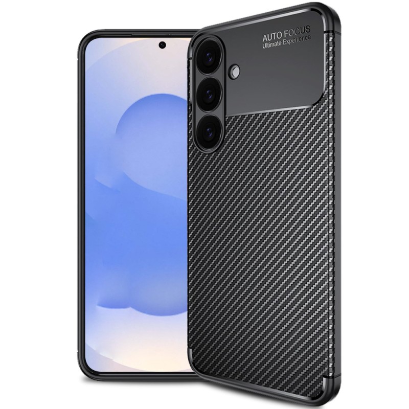 Θήκη Ancus AutoFocus Carbon Fiber για Samsung Galaxy S26 Μαύρη
