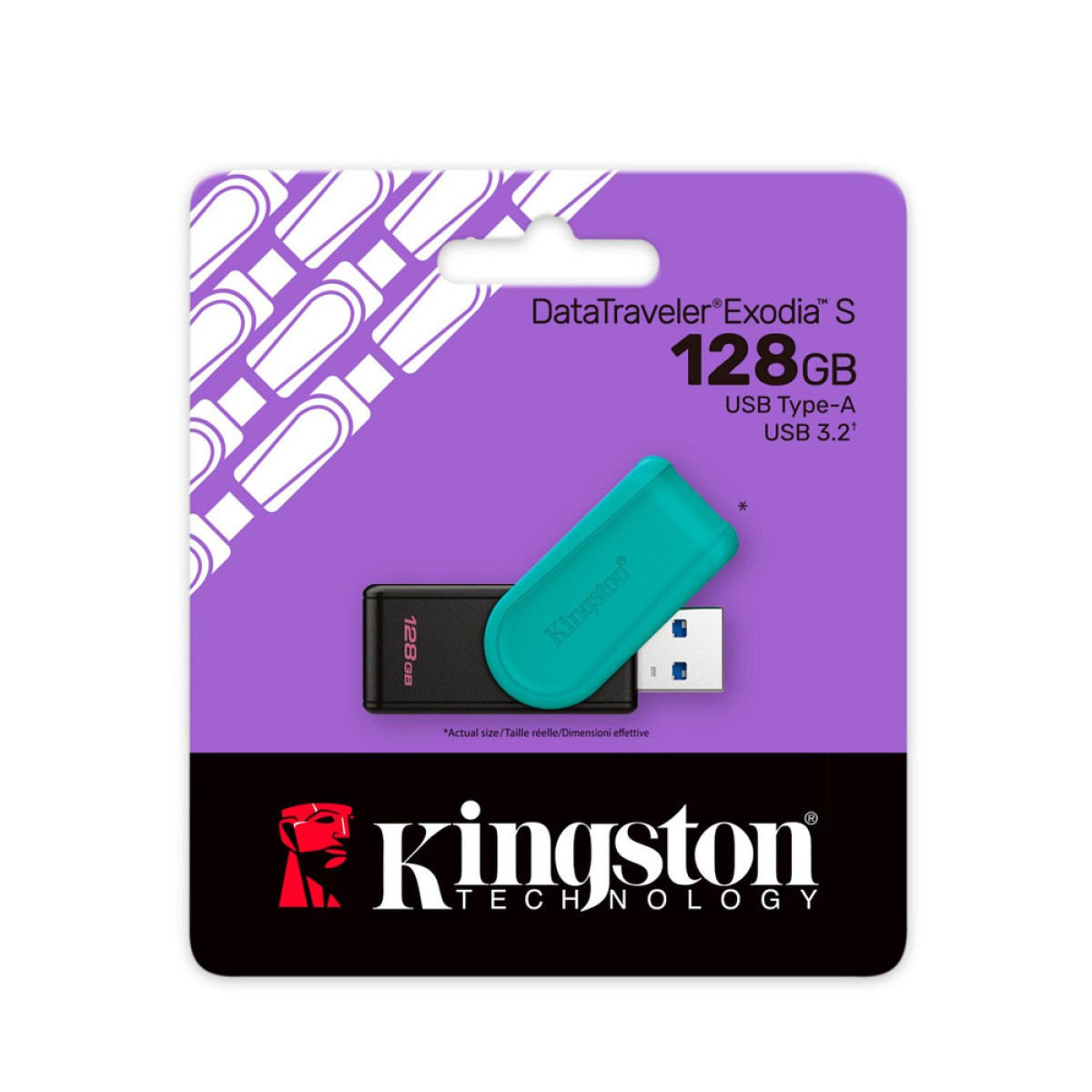 USB 3.2 Kingston Flash Drive Exodia S DTXS 128GB