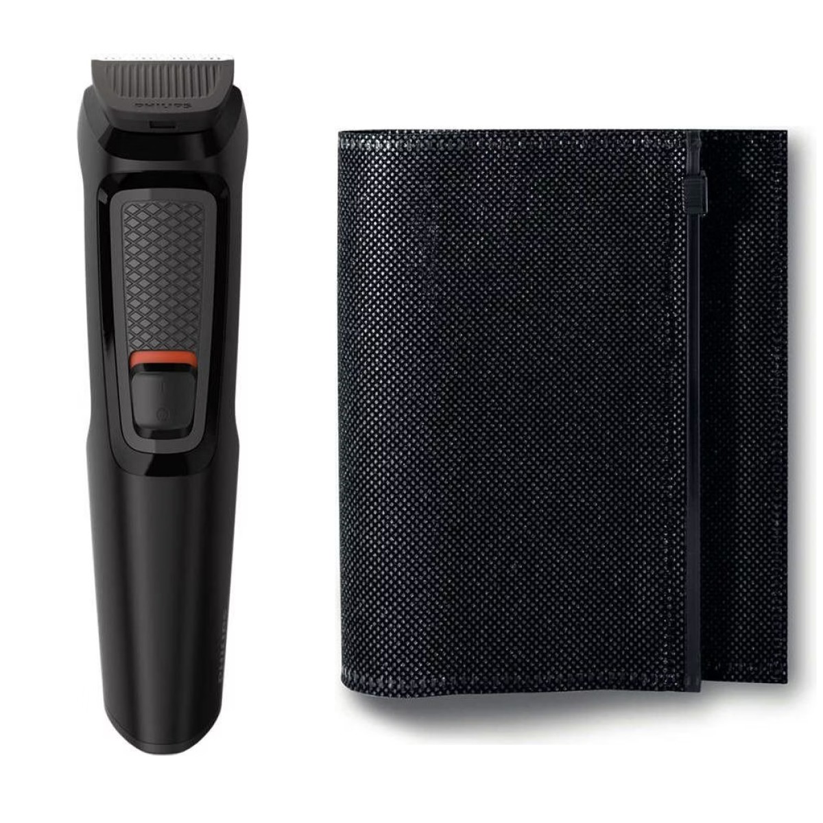 Επαναφορτιζόμενο Trimmer Philips MG3710/15 Multigroom Series 3000 6 σε 1 με Εξάρτημα για τη Μύτη και 4 Κεφαλές Διαφορετικού Μήκους Μαύρο