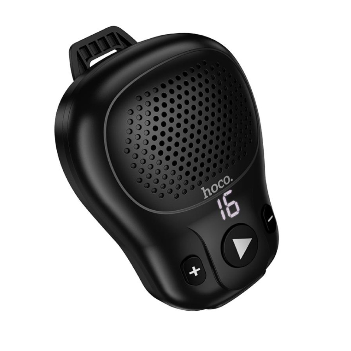 Φορητό Ηχείο Mini Hoco HC44 Star 2W BT v6.0 800mAh εως 15 Ώρες Λειτουργίας με Κλιπ Στήριξης για Σακίδια και Ρούχα IPX6 Μαύρο