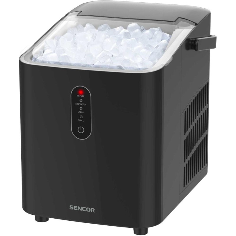 Παγομηχανή Sencor SIM 2500BK 120W Δοχείο Νερού 1lt εως 12kg/24h με Επιλογή Μεγέθους Πάγου και Χρόνο Κύκλου 6 με 8 Λεπτά