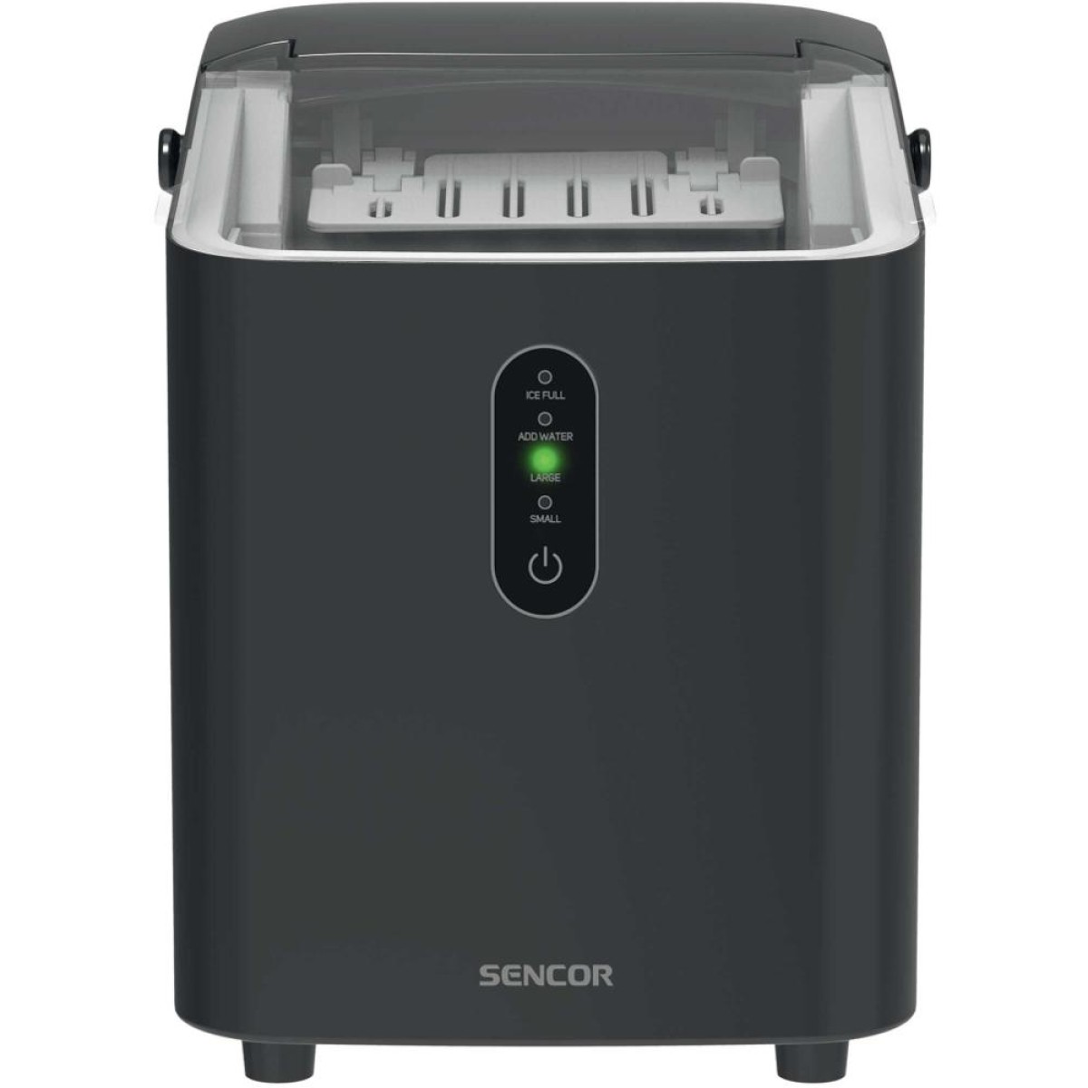 Παγομηχανή Sencor SIM 2500BK 120W Δοχείο Νερού 1lt εως 12kg/24h με Επιλογή Μεγέθους Πάγου και Χρόνο Κύκλου 6 με 8 Λεπτά
