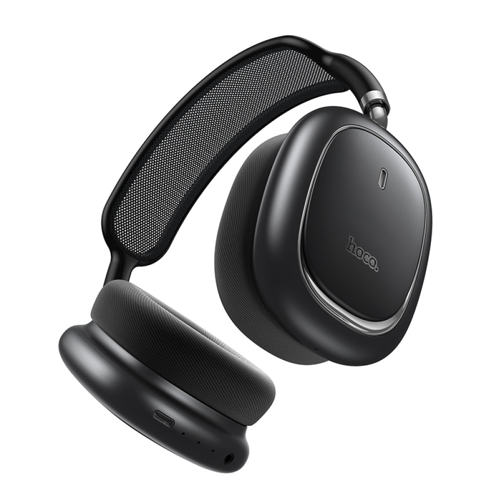 Wireless Hands Free Hoco W68 Calma HiFi Audio ANC v6.0 400mAh 45 Ώρες Ομιλίας AUX USB-C Γκρι