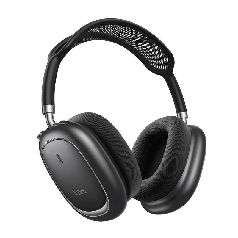 Wireless Hands Free Hoco W68 Calma HiFi Audio ANC v6.0 400mAh 45 Ώρες Ομιλίας AUX USB-C Γκρι
