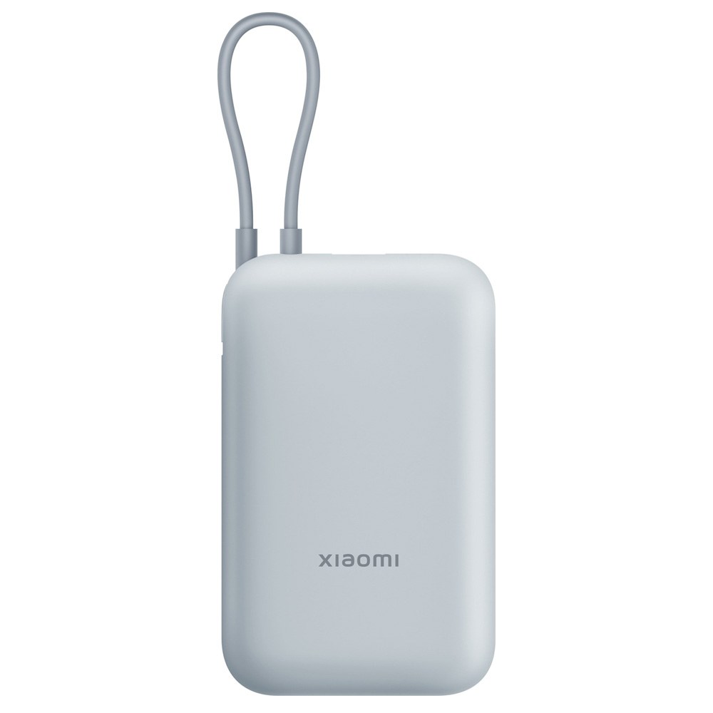 Xiaomi Power Bank 10000mAh BHR9073GL 22.5W με 1xUSB-A 1xUSB-C και Ενσωματωμενο Καλώδιο Blue