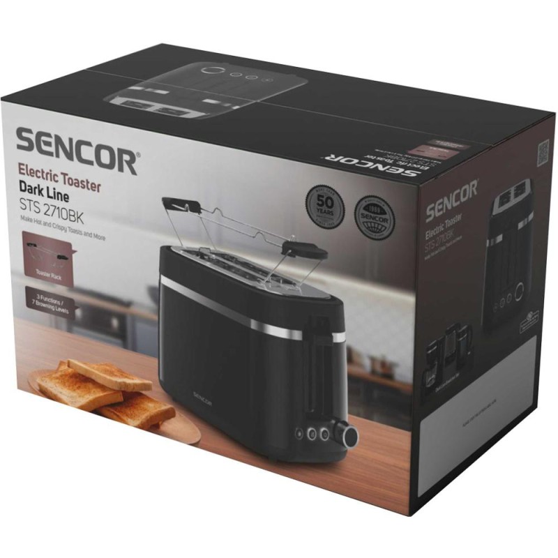 Φρυγανιέρα Sencor STS 2710BK 2 Θέσεων Μαύρη