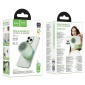 Φορητό Ηχείο Wireless Hoco HC49 Shine Mini Μαγνητικό TWS Hi-Fi Audio v6.0 700mAh 8W εως 4 Ώρες Αναπαραγωγής και Πολύχρωμο Φωτισμό Πράσινο