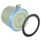 Φορητό Ηχείο Wireless Hoco HC49 Shine Mini Μαγνητικό TWS Hi-Fi Audio v6.0 700mAh 8W εως 4 Ώρες Αναπαραγωγής και Πολύχρωμο Φωτισμό Πράσινο