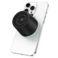 Φορητό Ηχείο Wireless Hoco HC49 Shine Mini Μαγνητικό TWS Hi-Fi Audio v6.0 700mAh 8W εως 4 Ώρες Αναπαραγωγής και Πολύχρωμο Φωτισμό Μαύρο