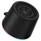 Φορητό Ηχείο Wireless Hoco HC49 Shine Mini Μαγνητικό TWS Hi-Fi Audio v6.0 700mAh 8W εως 4 Ώρες Αναπαραγωγής και Πολύχρωμο Φωτισμό Μαύρο