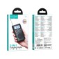 Επαναφορτιζόμενο Φορητό Ραδιόφωνο Hoco HI51 3W 700 mAh AM/FM με Δυνατότητα Αναπαραγωγής μέσω 3.5mm TF Κάρτα και Bluetooth v5.3 Μαύρο