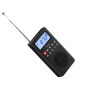 Επαναφορτιζόμενο Φορητό Ραδιόφωνο Hoco HI51 3W 700 mAh AM/FM με Δυνατότητα Αναπαραγωγής μέσω 3.5mm TF Κάρτα και Bluetooth v5.3 Μαύρο