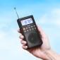Επαναφορτιζόμενο Φορητό Ραδιόφωνο Hoco HI51 3W 700 mAh AM/FM με Δυνατότητα Αναπαραγωγής μέσω 3.5mm TF Κάρτα και Bluetooth v5.3 Μαύρο
