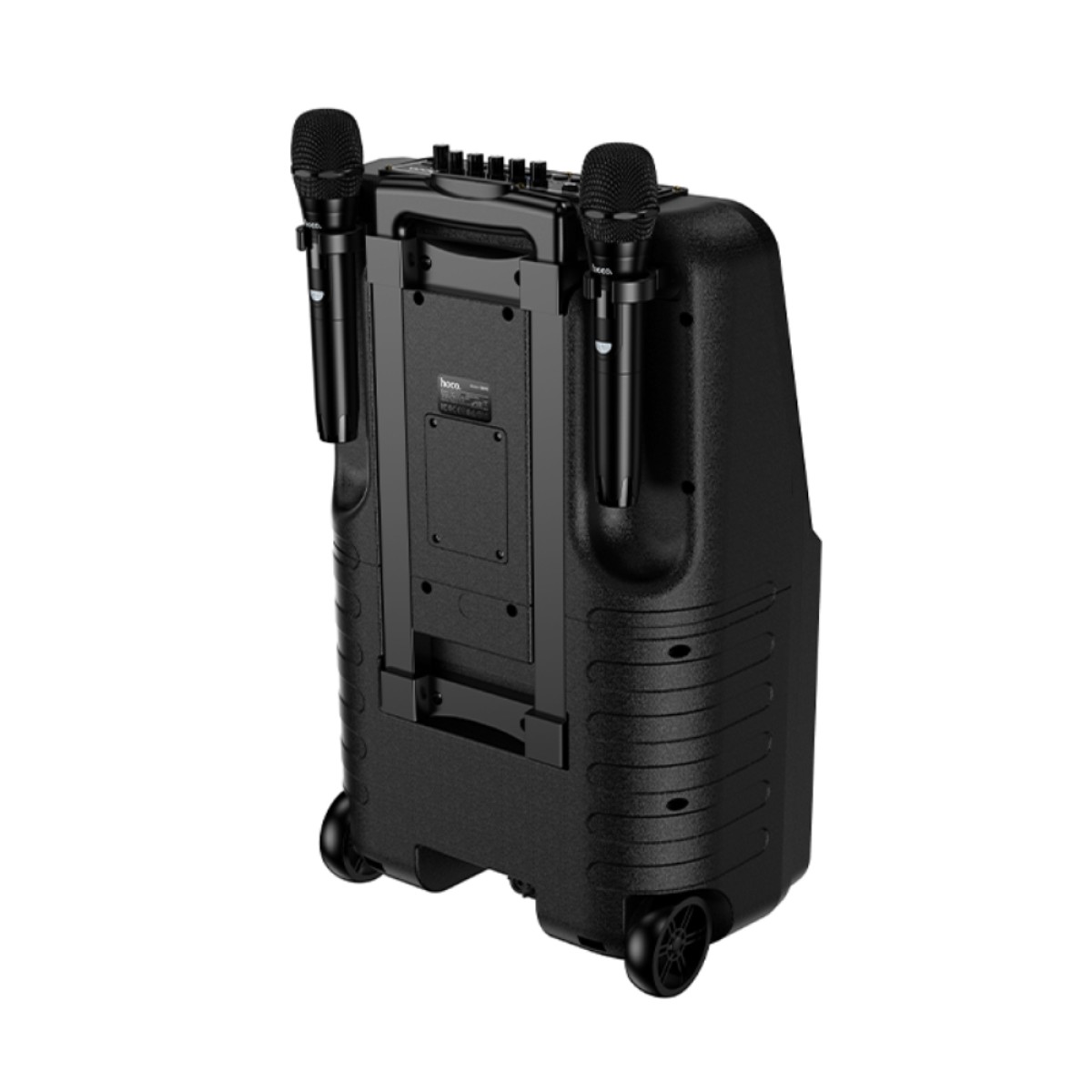 Φορητό Ηχείο Wireless Hoco DS70 Spacious v5.0 60W 7200mAh USB AUX TF Card με 2 Ασύρματα Μικρόφωνα Οθόνη Αφής 14.1" και Android 12