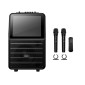 Φορητό Ηχείο Wireless Hoco DS70 Spacious v5.0 60W 7200mAh USB AUX TF Card με 2 Ασύρματα Μικρόφωνα Οθόνη Αφής 14.1" και Android 12