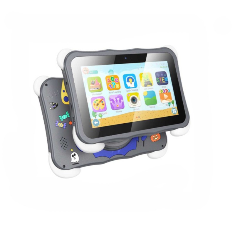 Hoco A16 Kids Tablet 7" WiFi 4GB/32GB v5.2 3000mAh MicroSD GPS Android Γονικό Έλεγχο και STEM Εφαρμογές Γκρι