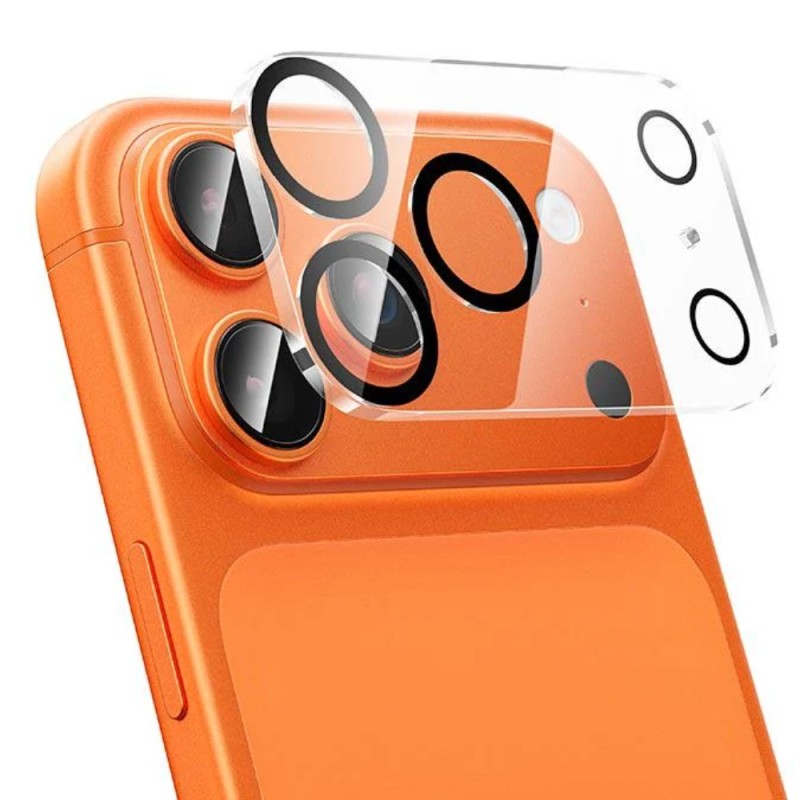Προστασία Κάμερας Hoco G13 3D Night Shooting Circle Lens Glass για Apple iPhone 17 Pro 5G Μαύρο 25 Τεμ.