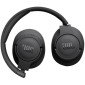 Bluetooth Ακουστικά Over Ear Ασύρματα & Ενσύρματα JBL Tune 720BT με Pure Bass Voice Aware Jack 3.5mm 76h Playtime και Quick Charge Black