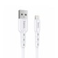 Καλώδιο σύνδεσης Hoco. DU01 Novel USB σε Lightning 2.4A για Φόρτιση και Μεταφορά Δεδομένων Λευκό 1m