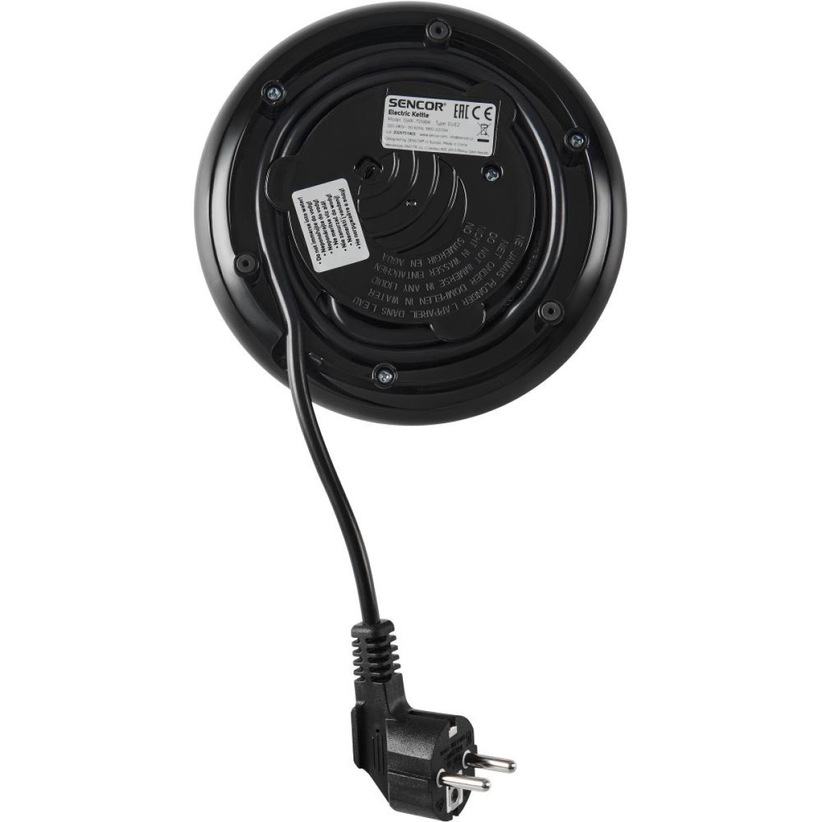 Βραστήρας Sencor SWK 7519BK 1,7lt 2200W  Μαύρο
