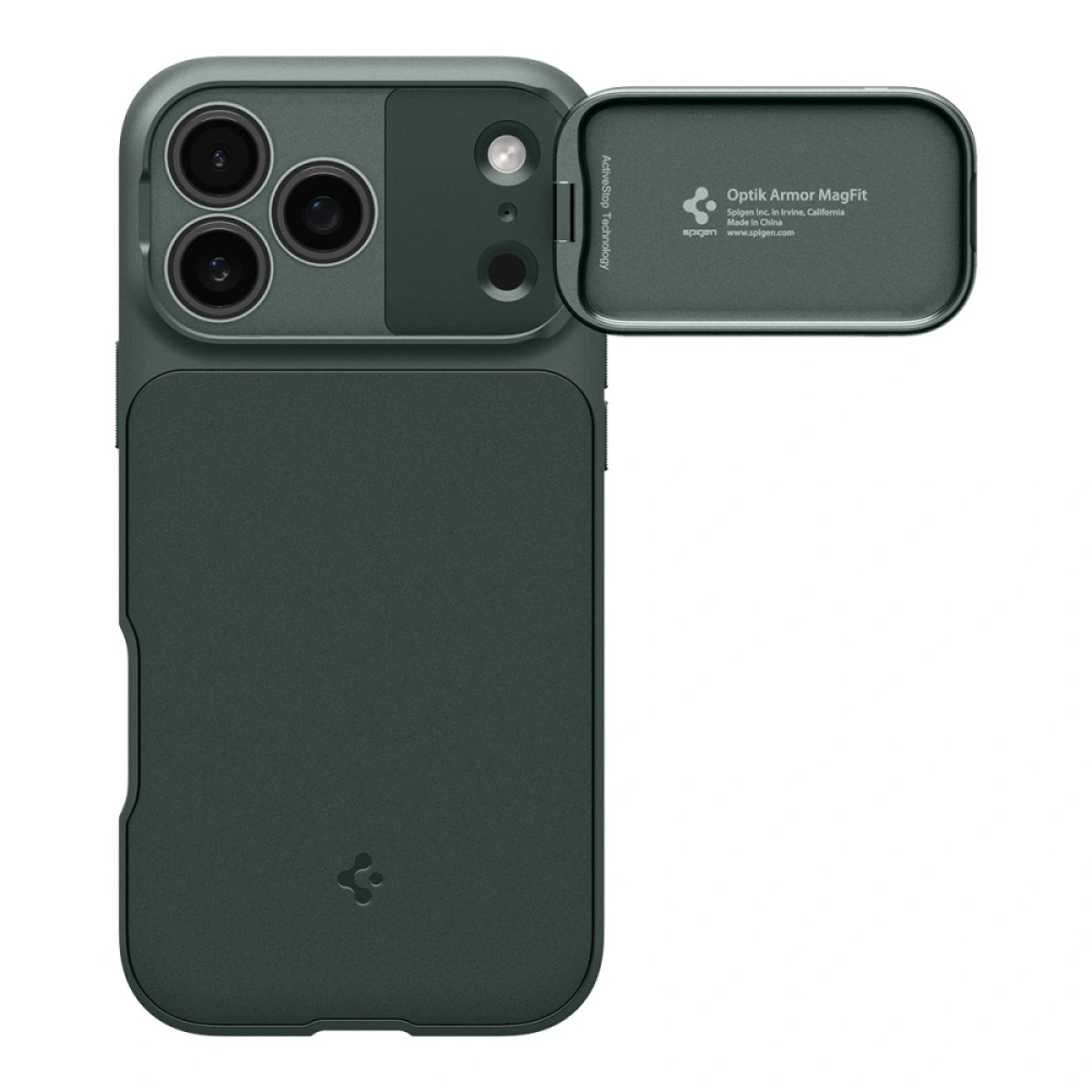 Θήκη Spigen Optik Armor Magsafe για Apple iPhone 17 Pro Max Πράσινη