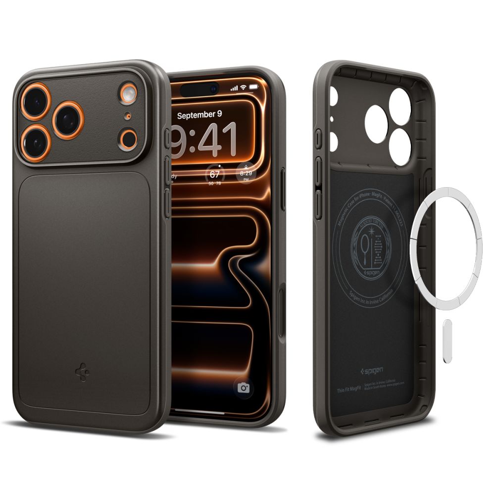 Θήκη Spigen Thin Fit Magsafe για iPhone Apple 17 Pro Max Ανθρακί