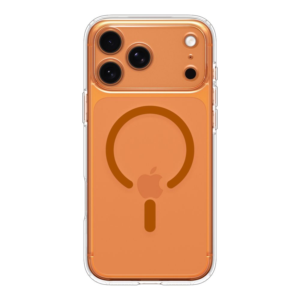 Θήκη Spigen Ultra Hybrid Magsafe για iPhone Apple 17 Pro  Διάφανο-Πορτοκαλί