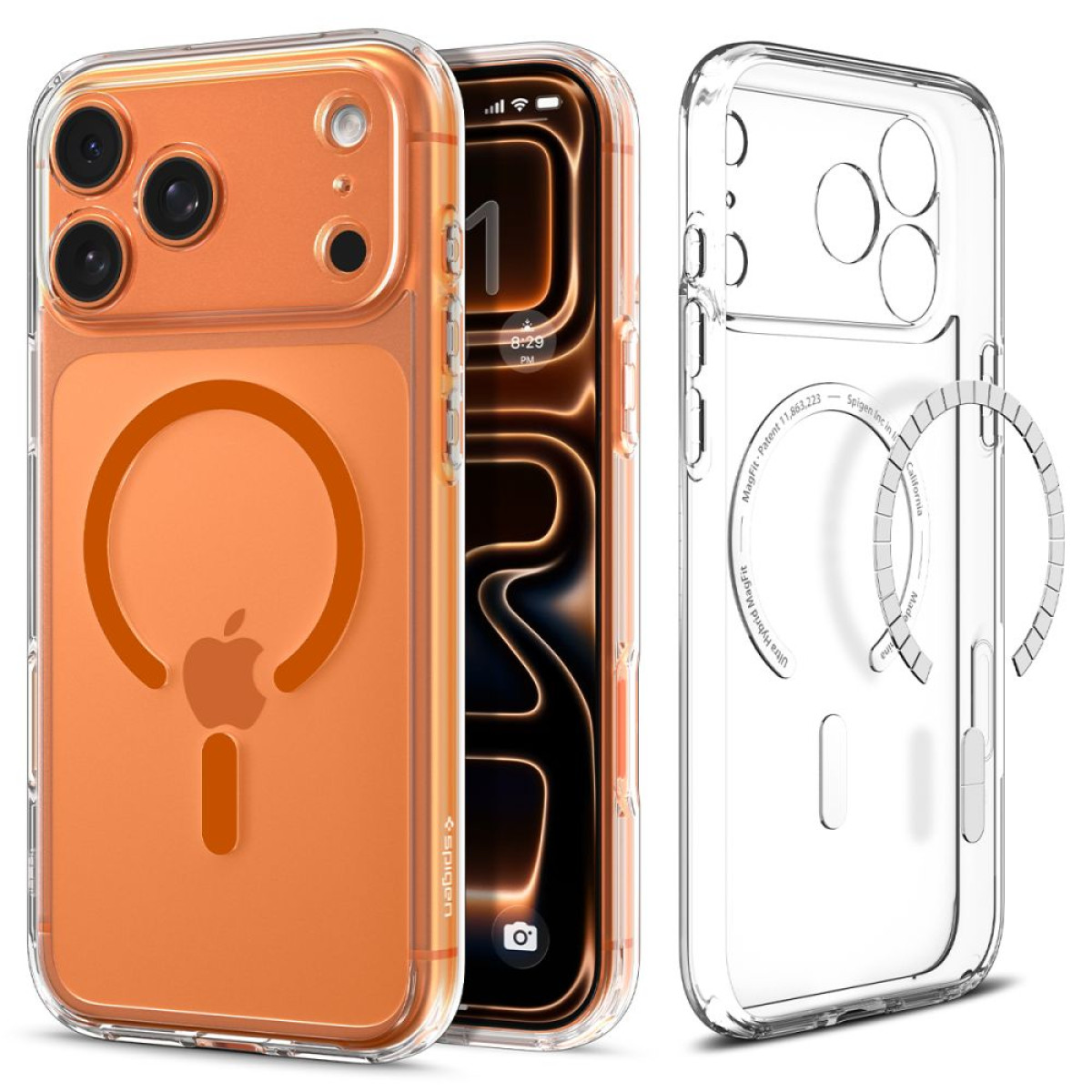 Θήκη Spigen Ultra Hybrid Magsafe για iPhone Apple 17 Pro Διάφανη