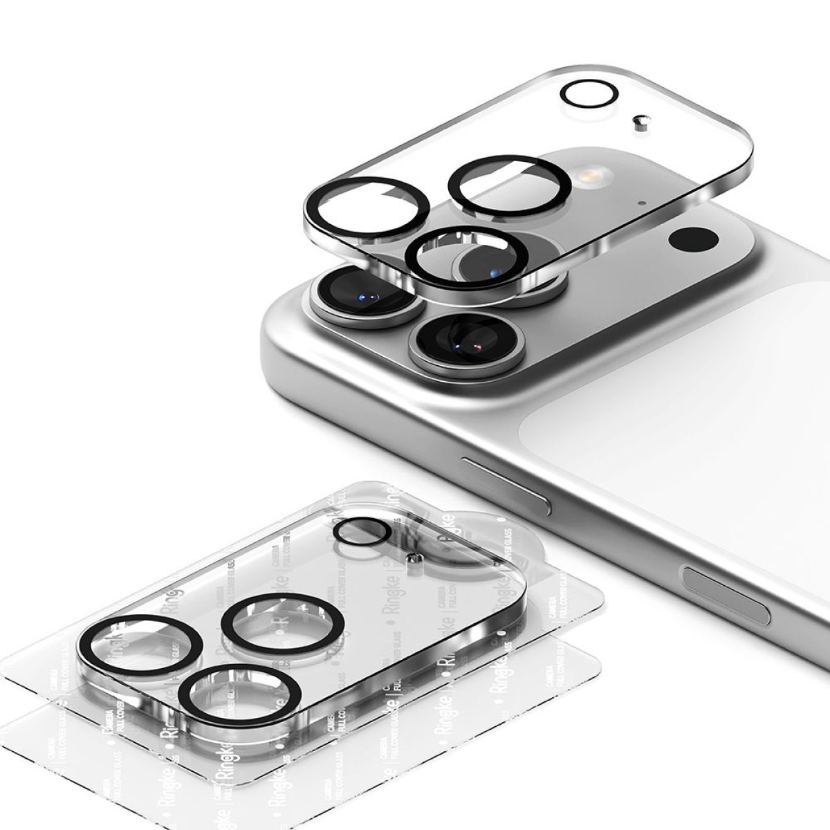 Προστασία Κάμερας Ringke Full Cover για Apple iPhone 17 Pro Max  Μαύρο 2 Τεμαχίων