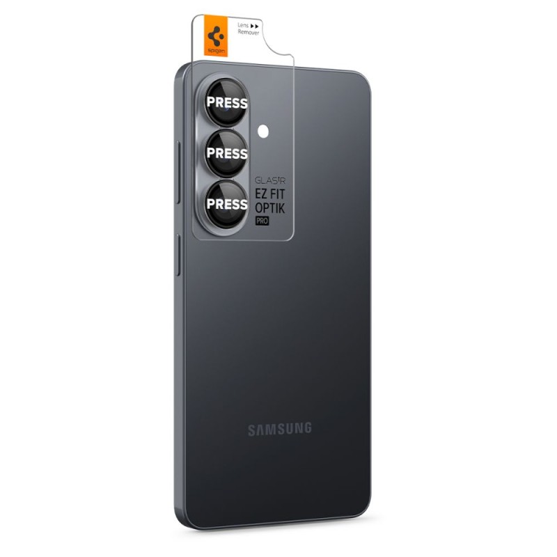 Προστασία Κάμερας Spigen Optik Pro HD Glass Ez Fit για Samsung SM-S942 Galaxy S26 2 Τεμαχίων Μαύρο