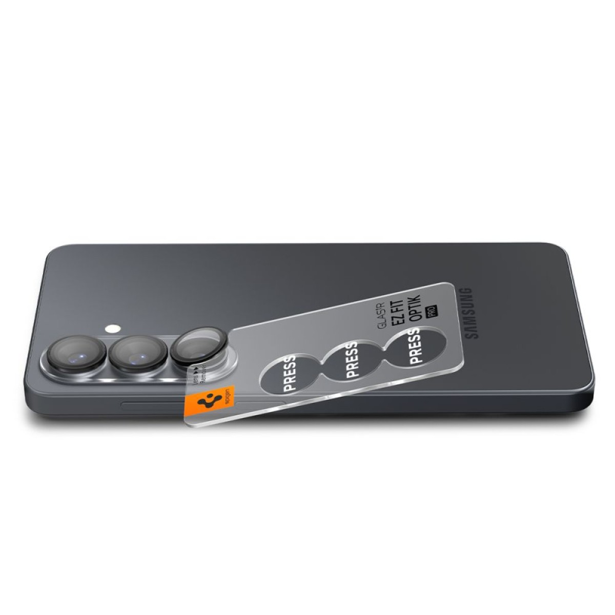 Προστασία Κάμερας Spigen Optik Pro HD Glass Ez Fit για Samsung SM-S942 Galaxy S26 2 Τεμαχίων Μαύρο