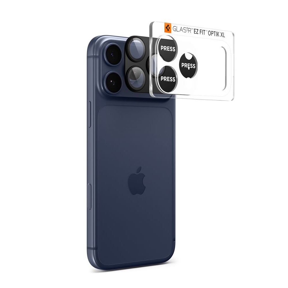 Προστασία Κάμερας Spigen Optik Pro XL Glass Ez Fit για Apple iPhone 17 Pro  Μαύρο