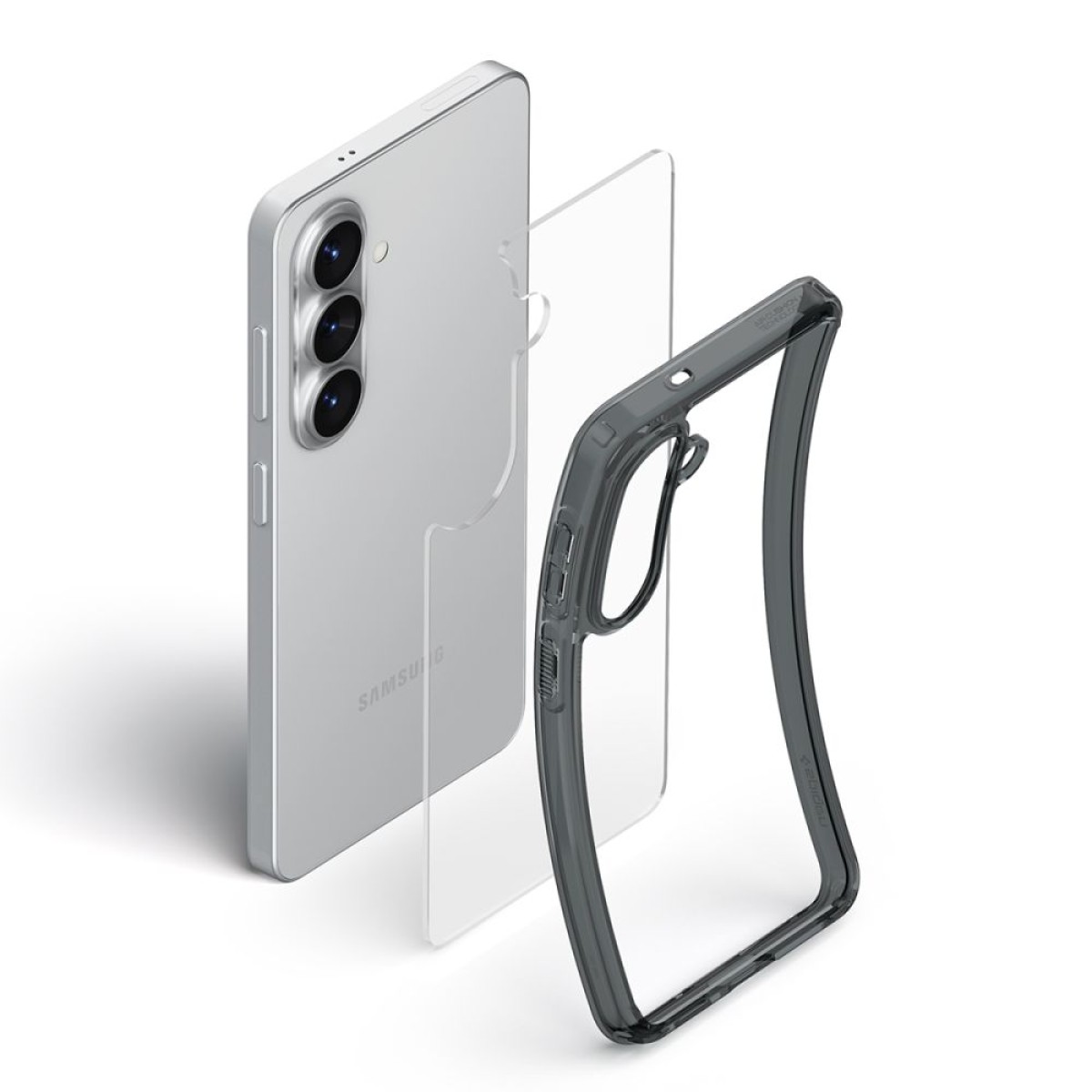 Θήκη Spigen Ultra Hybrid για Samsung SM-S942 Galaxy S26 Σκούρο Διάφανο