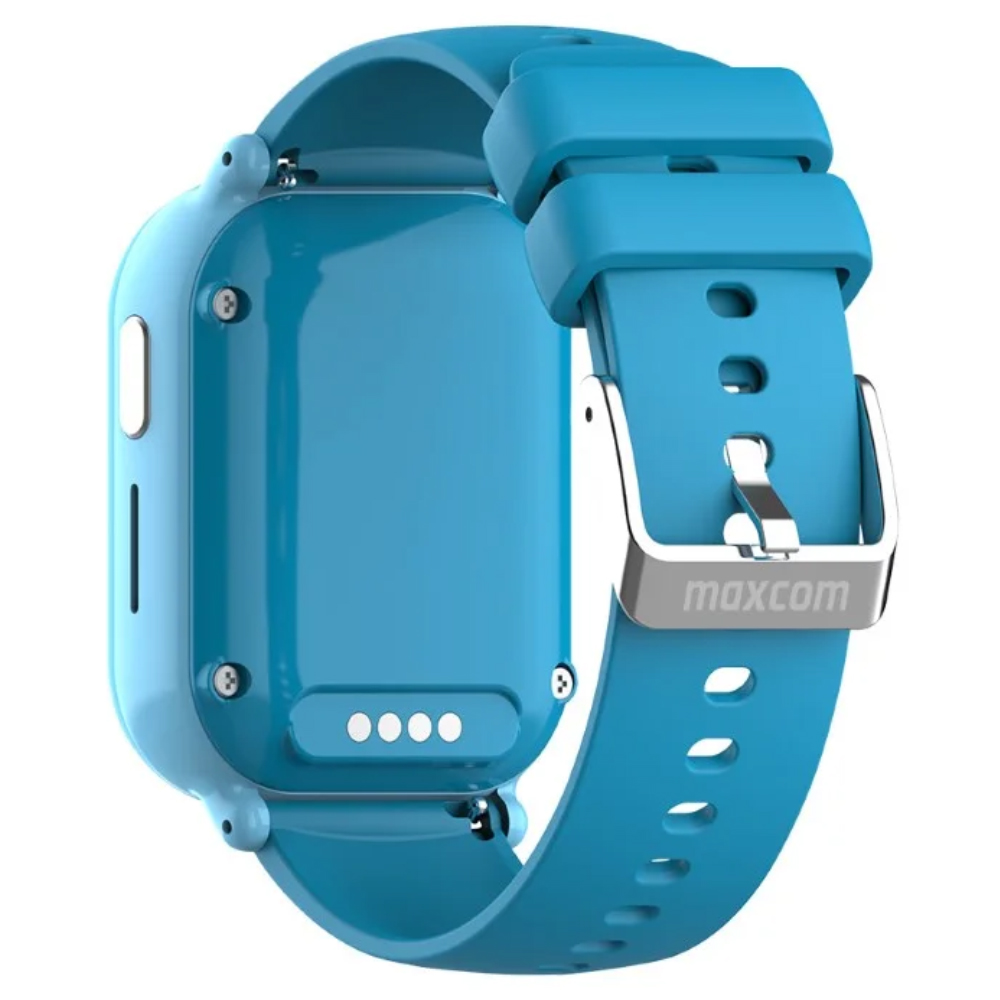 Smartwatch Maxcom FW49 Kiddo 4G 1.52” IPS 670mAh IP67 με 20mm Silicon Band και SOS Button Μπλέ με Δυνατότητα Κλήσεων