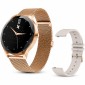 Maxcom Smartwatch FW52 Diamond 1.06" 150mAh IP67 με Έξτρα Λουράκι και Δυνατότητα Ειδοποιήσεων Χρυσό
