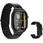 Smartwatch Maxcom FW65 Iron S 1.95” Amoled IP68 400mAh με Έξτρα Λουράκι Μαύρο